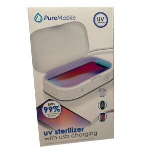 UV Sterilizer With USB Charging  Kills 99% Of Viruses & Bacteria  For Phones & S